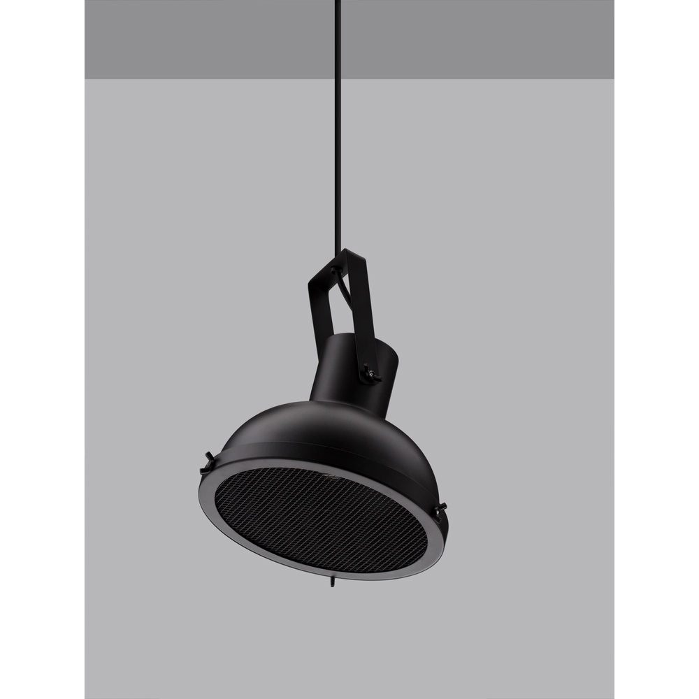 Pendant lamp Ruvi 1-light black Lyora 5212017446329