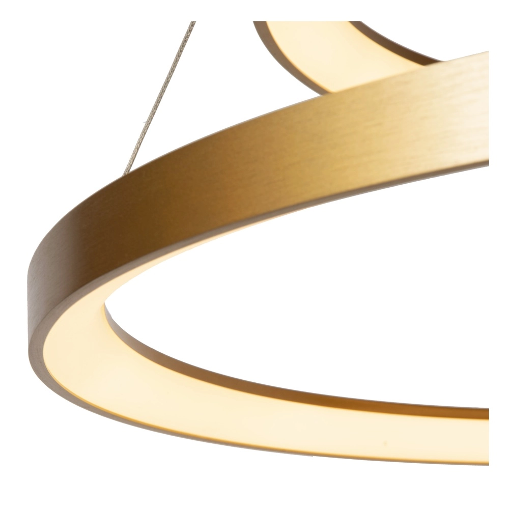 Golden pendant lamp Vidal Ø 78cm sleek design Premium by Lucide 5411212460929