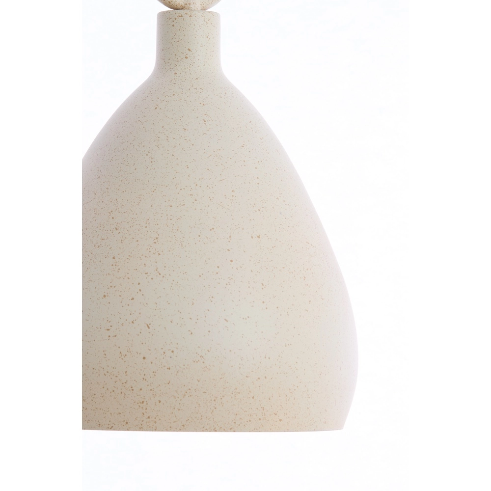 Metal pendant lamp Risari Ø 24cm - sand brown Light & Living 8717807787684
