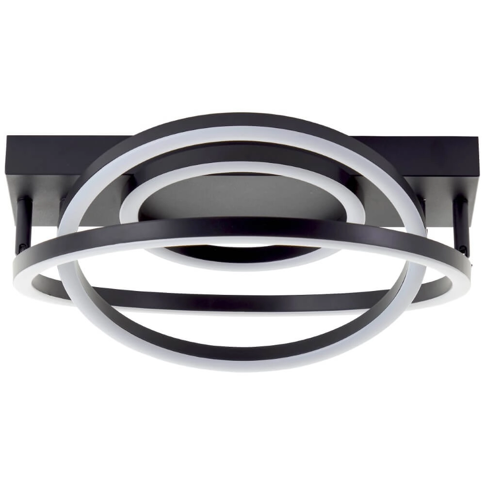 Dimmable ceiling light Pedley black Brilliant 4004353442094