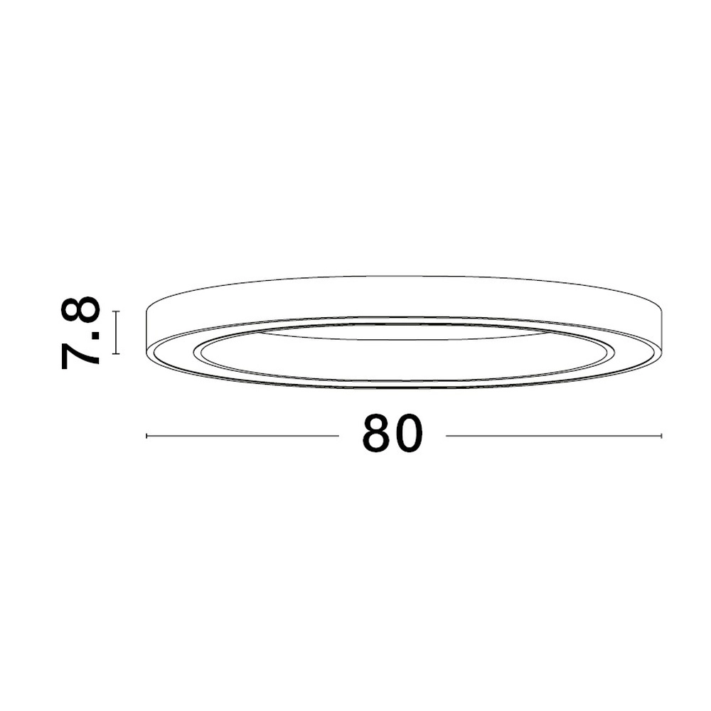 Design ceiling lamp Sting white Ø 80cm Lyora 5212017437495
