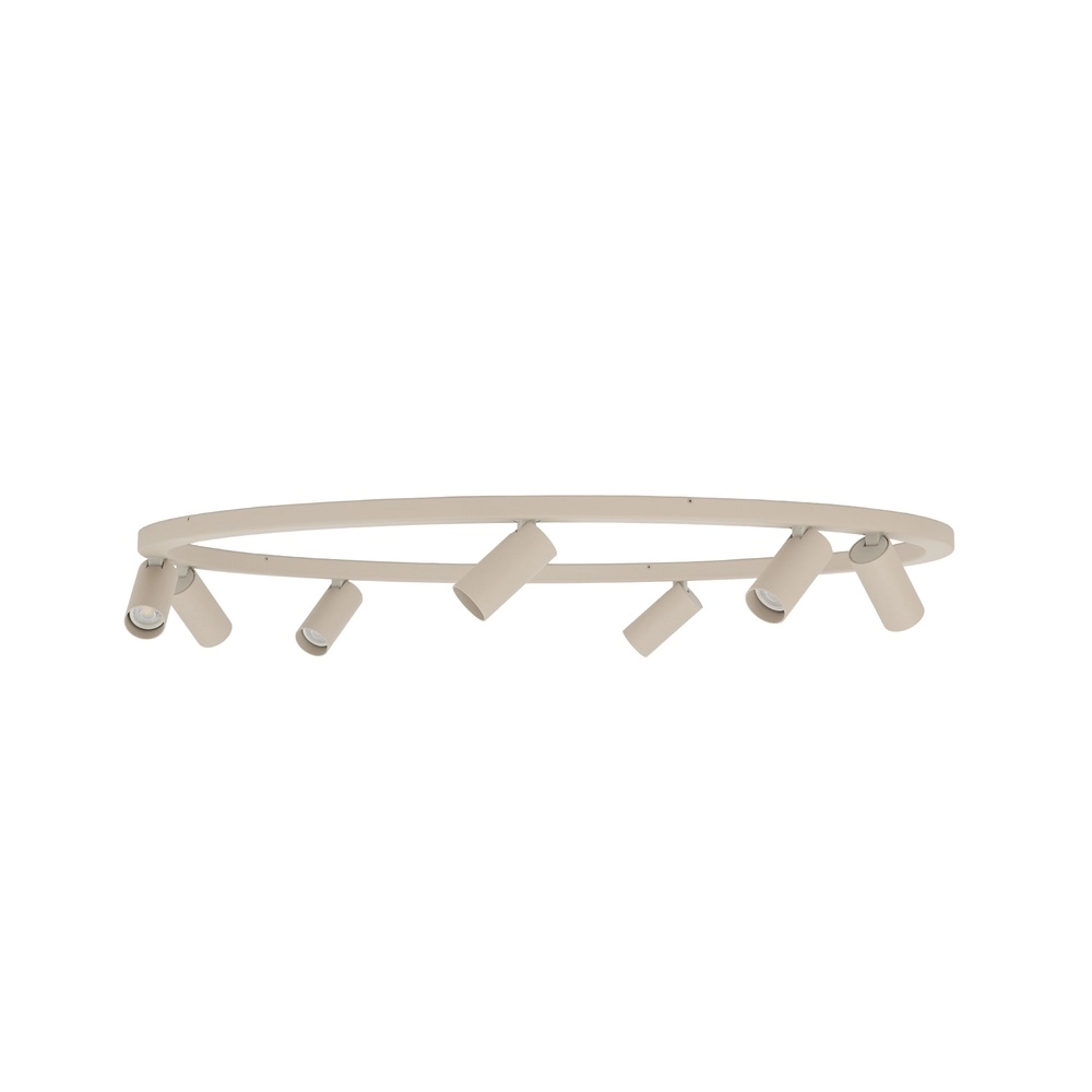 Circle surface-mounted spotlights Fourty 7x GU10 - beige Lyora 5903139119481