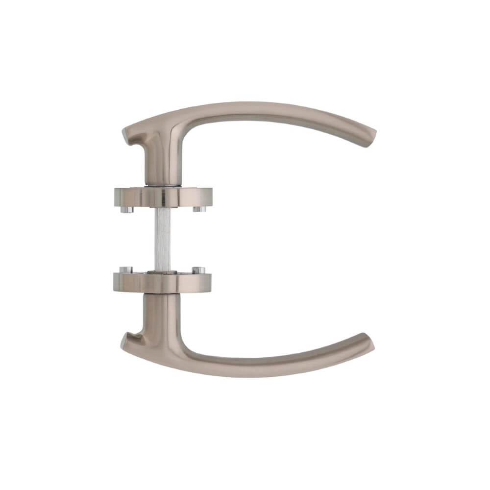 Door handle William rosette nickel matt Intersteel 8714186143964