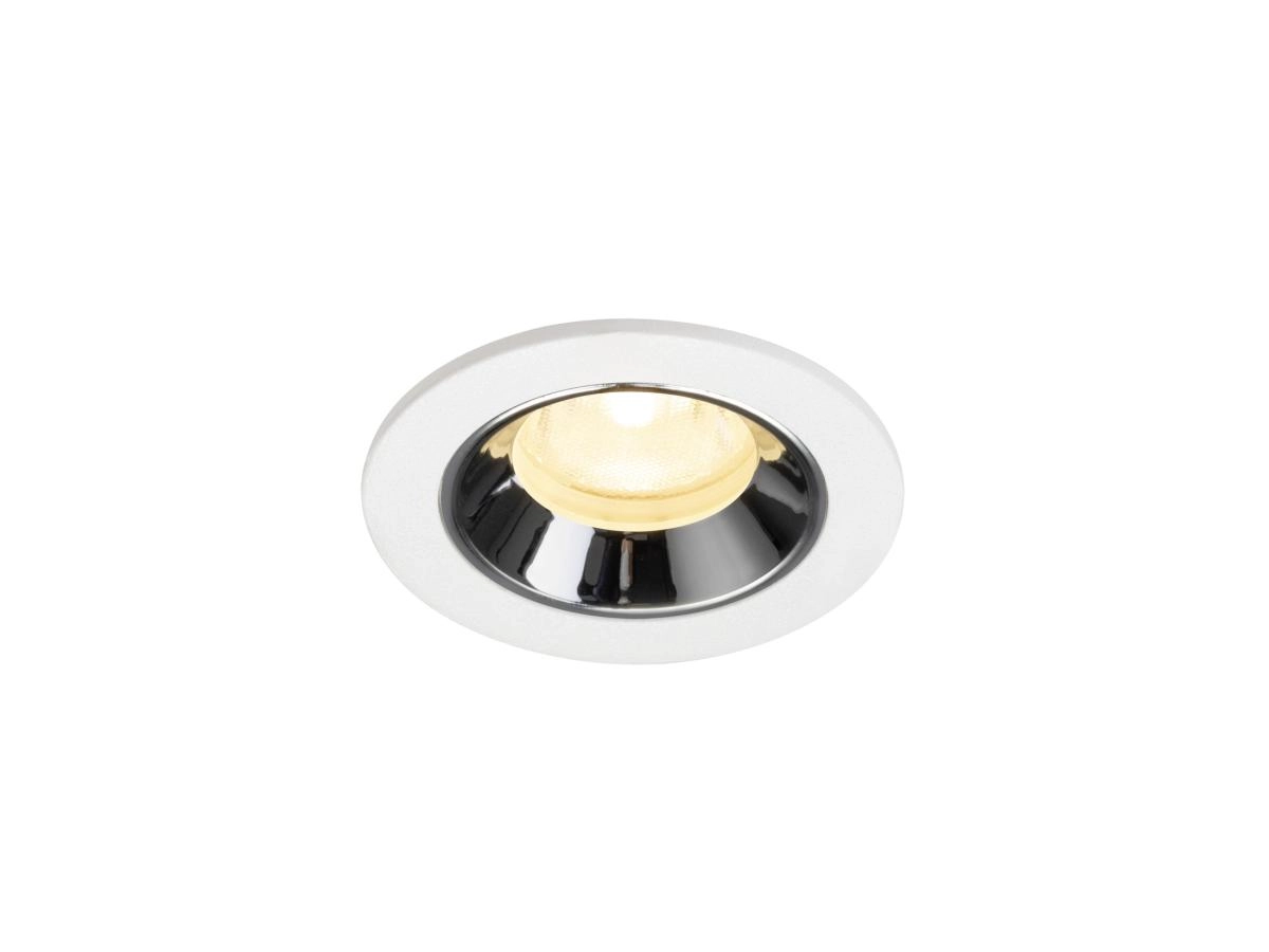 Recessed spotlight Numinos XS white/chrome 3000K - 40deg