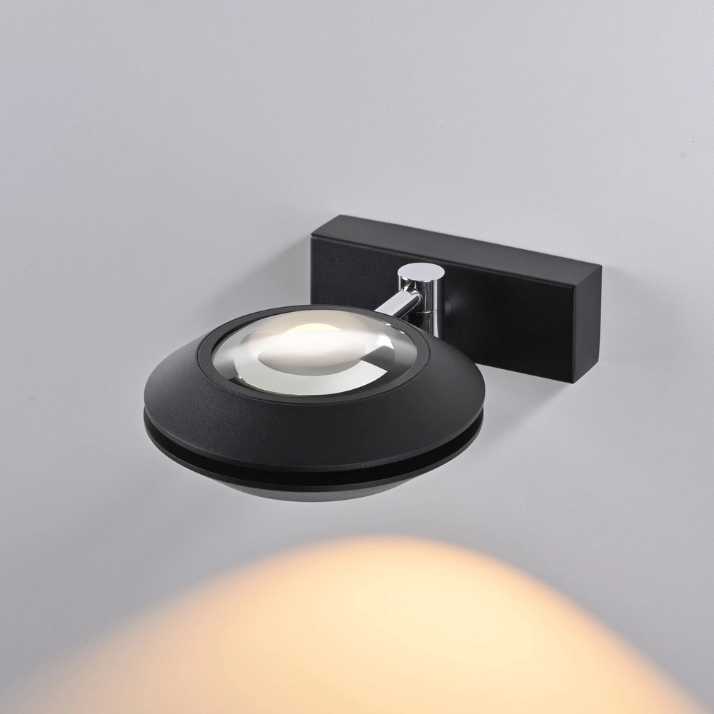 2L led wall light Pure Oculis black pearl Paul Neuhaus 4012248397008