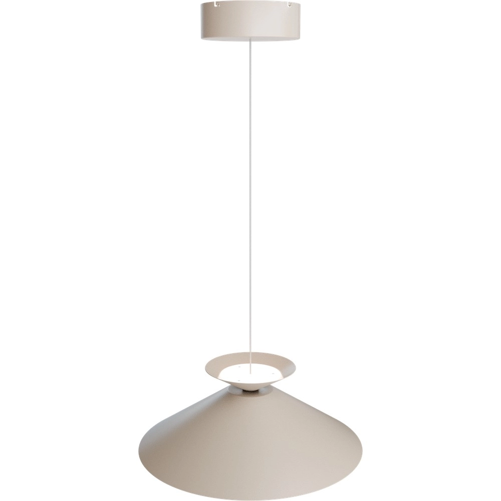 Pendant lamp Ceppo beige terra Ø 45cm with uplight Masterlight 8718121389868