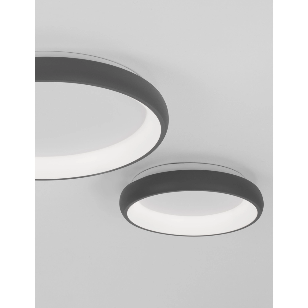 Ceiling lamp Albi grey Ø 61cm Lyora 5212017419569