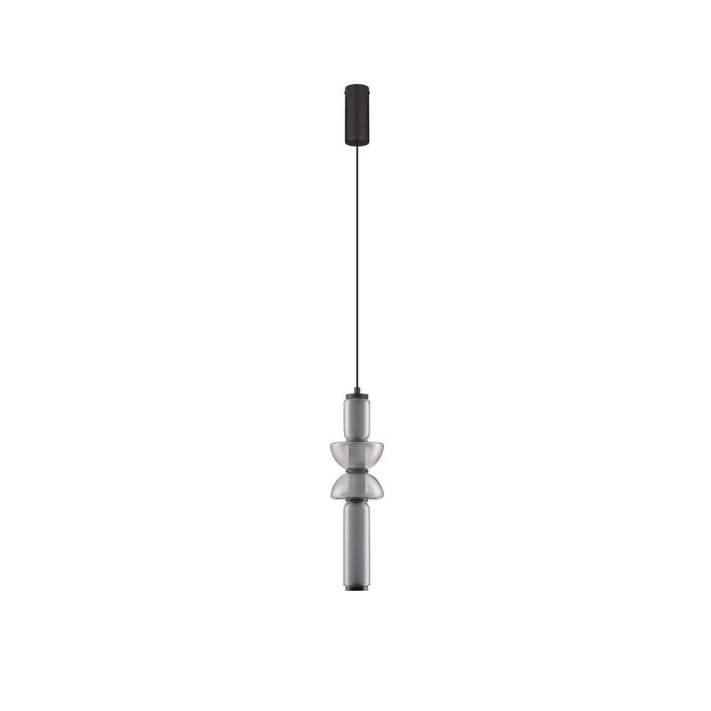 1-light pendant lamp Ulon smoke glass Lyora 5212017474179