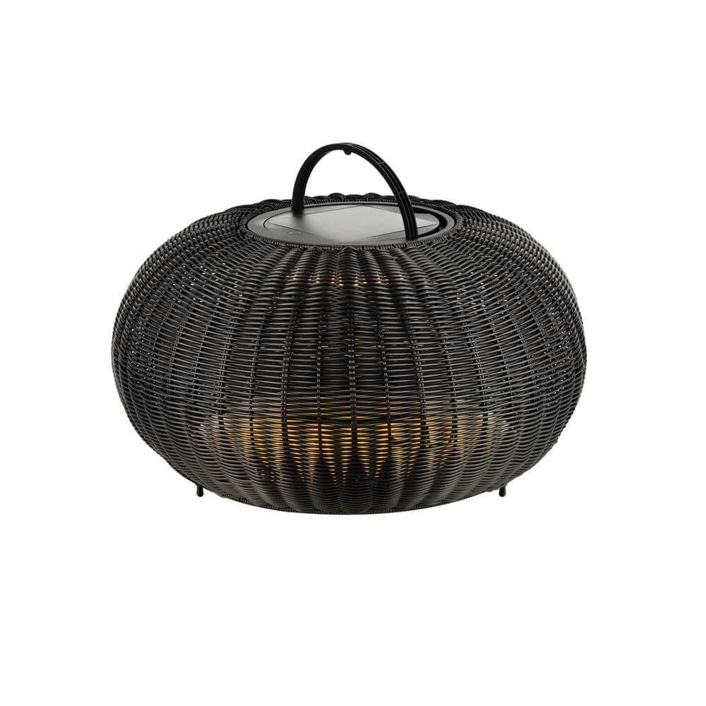 Low floor lamp Adegan Flat Solar Solar Black SLV 4024163296625