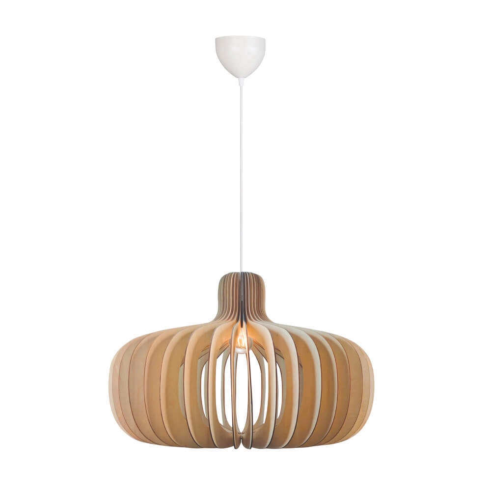 Design pendant lamp Hazo wood Ø 66.5cm