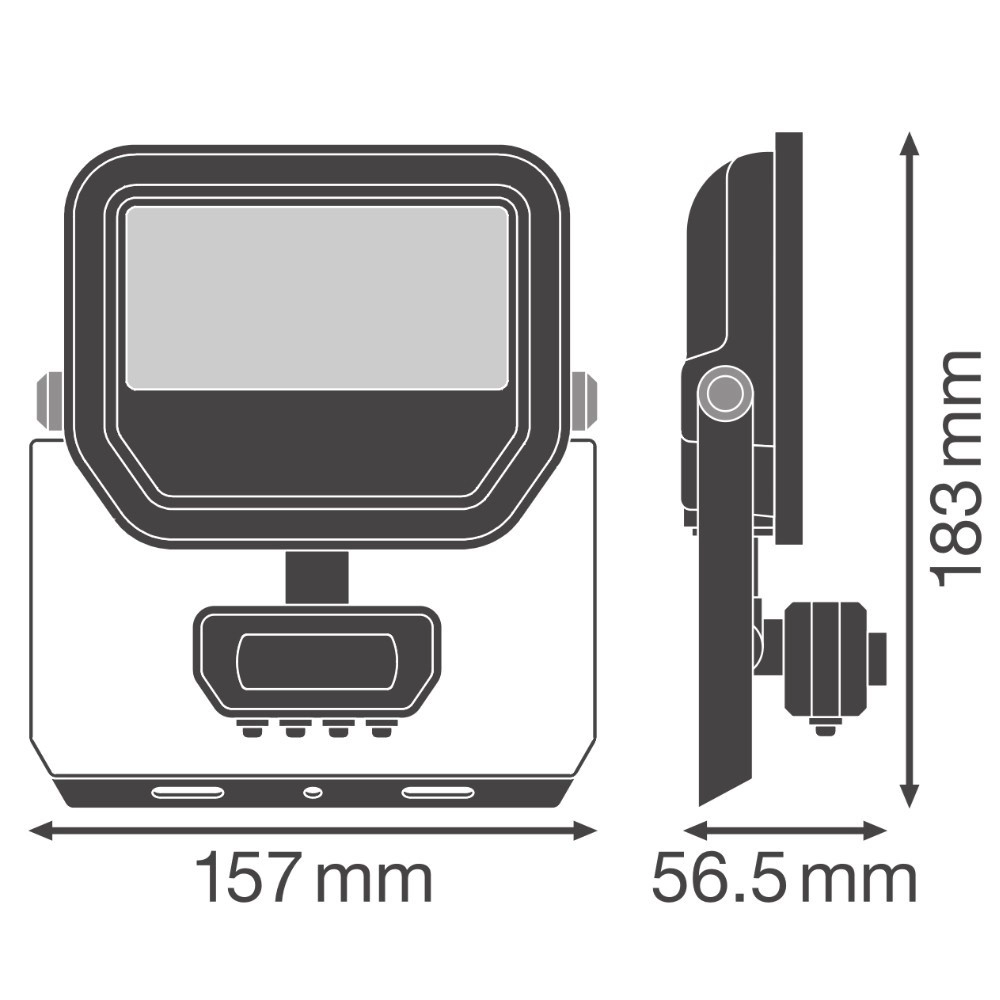 Spotlight Vance 17W - 3000K black with sensor Lyora 4099854309489