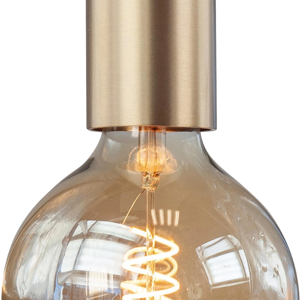 1-phase pendulum Perugia matte gold - E27 Highlight 8718379047268