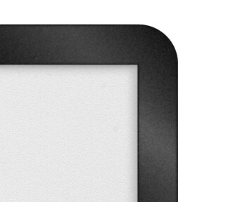 Led ceiling light Anne Square 12w - 2700K - 22.5cm black ETH 8720195301677