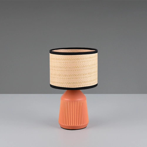 Table lamp Formentera Ø 16cm terracotta Trio 4017807692082