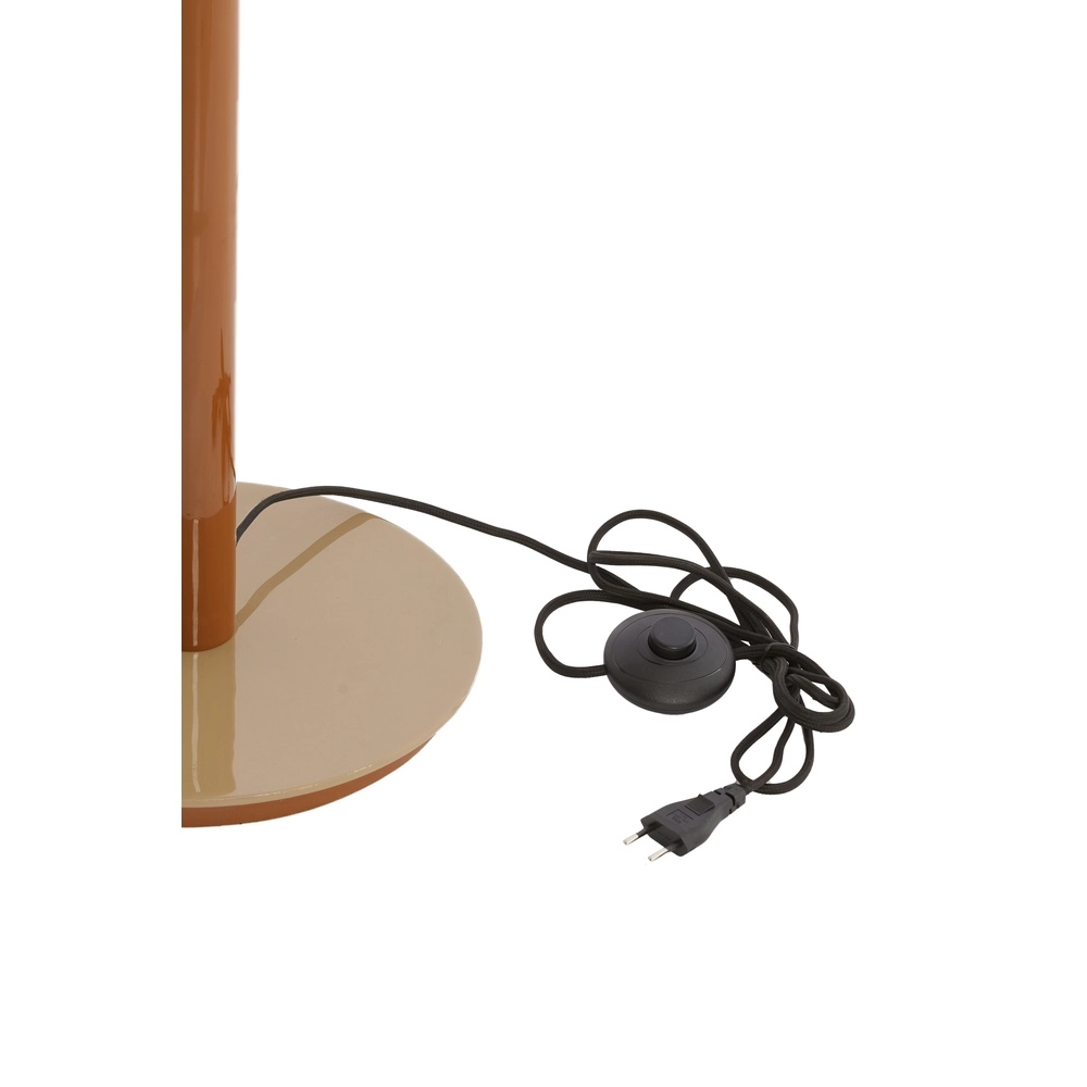 Glass floor lamp Marivet brown tones Light & Living 8717807816322