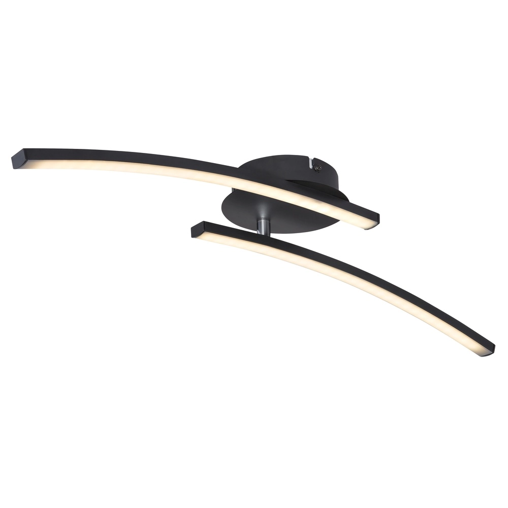 Ceiling lamp Tansy I Design black Globo 9007371413591