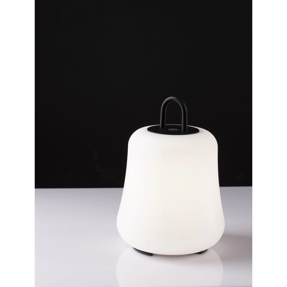 Table lamp Jigra Rechargeable anthracite with white