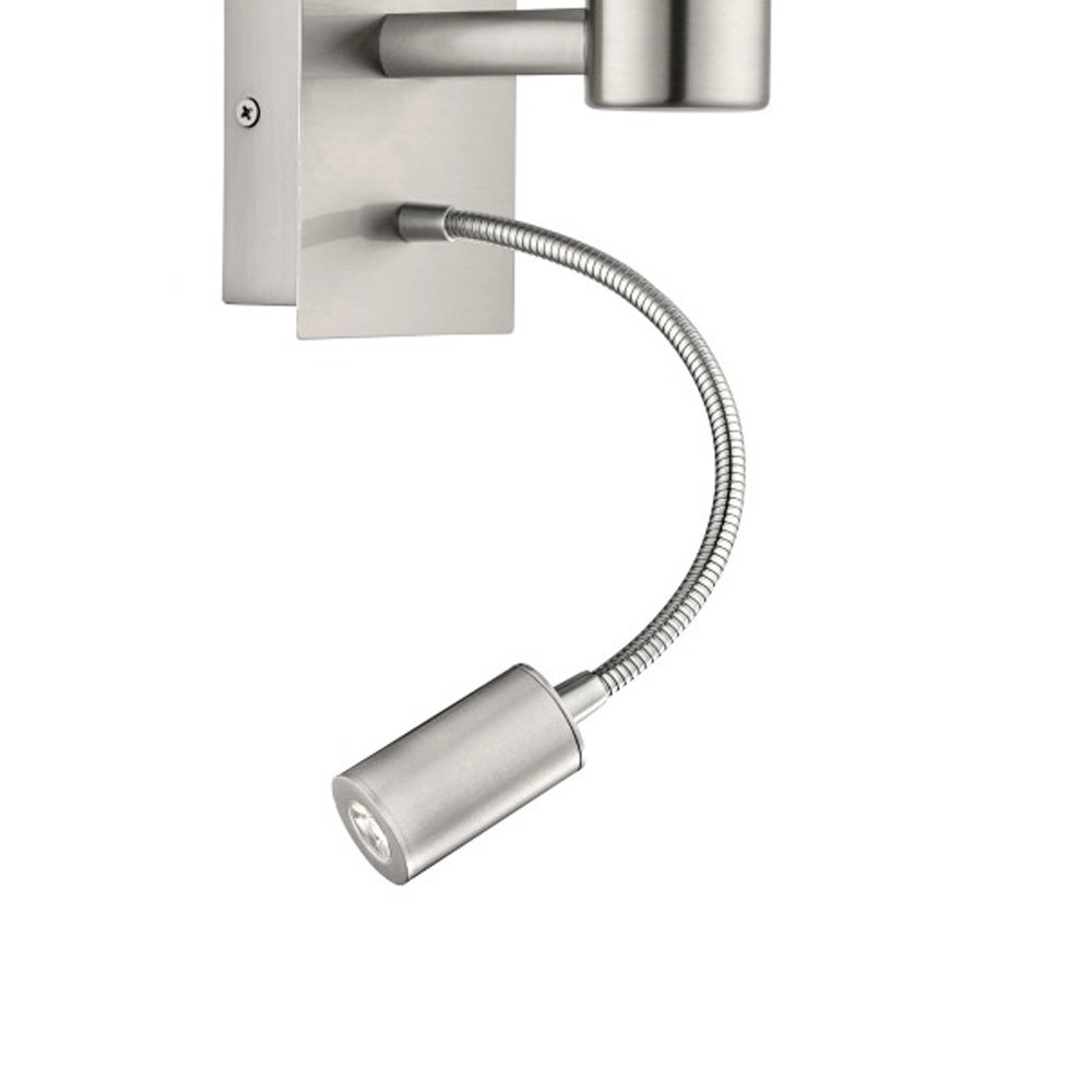 Wall lamp Pasteri brown shade with reading light Eglo 9002759964818