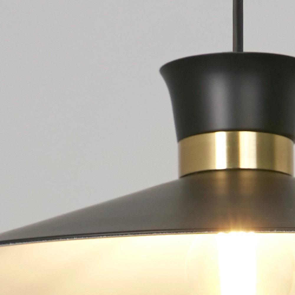 Black pendant lamp Balham design Searchlight 5053423306865