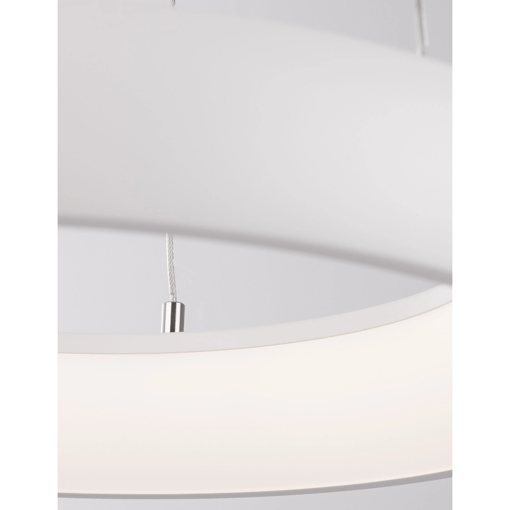 Design pendant lamp Albi white Ø 41cm Lyora 5212017419477