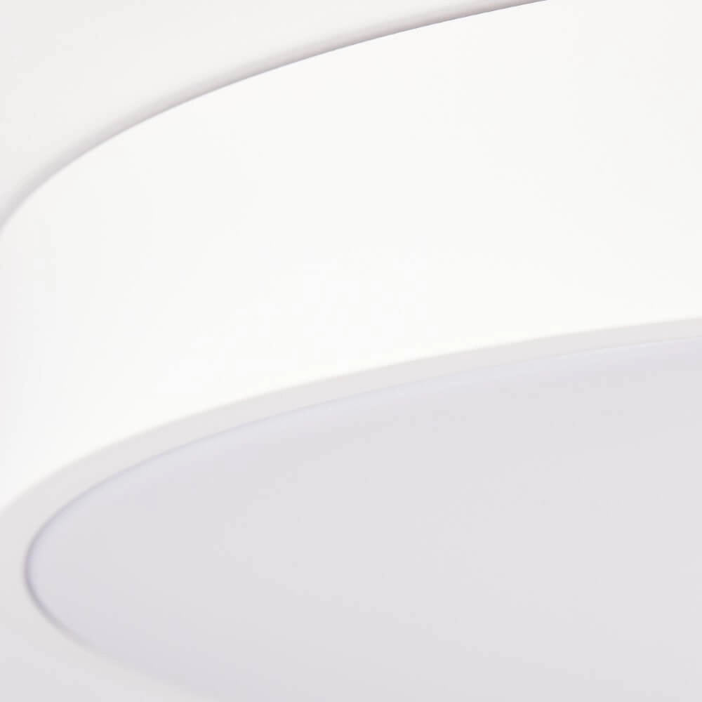 White LED ceiling light Slimline Ø 49cm Brilliant 4004353375842