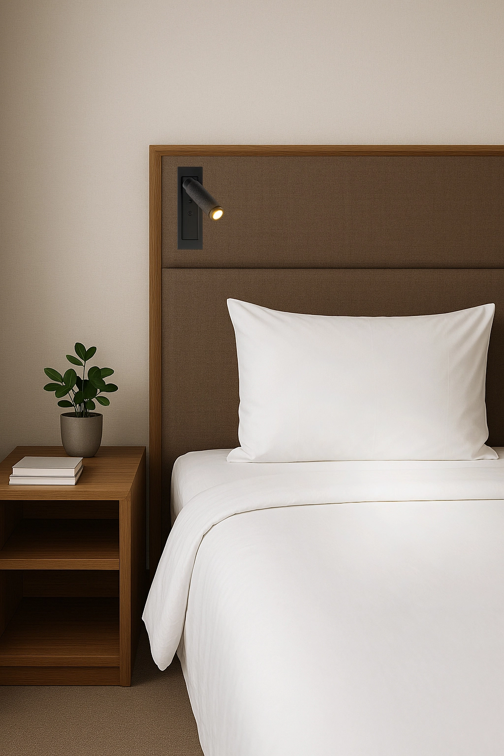 Bedside lamp Kings Cross Built-in black Lyora 5053423311913