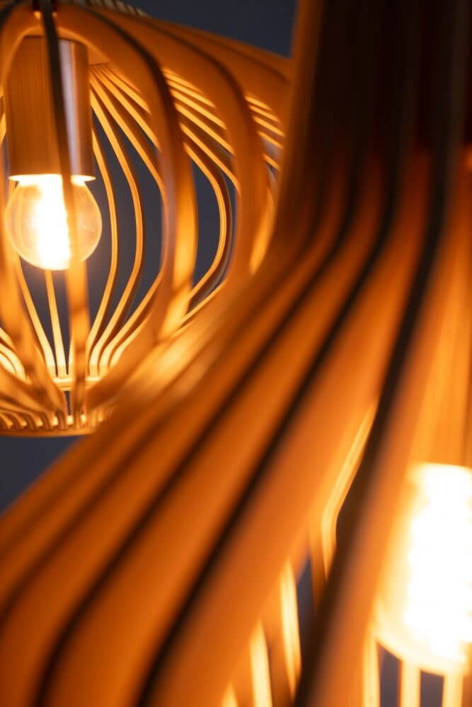 Wooden ceiling lamp Tess Ø 30cm ETH 8720195305385