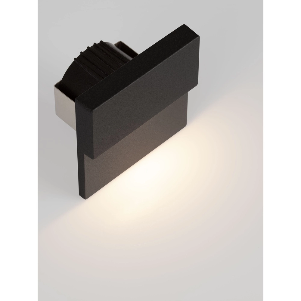 Recessed wall lamp Dan black 2700K Lyora 5212017497475