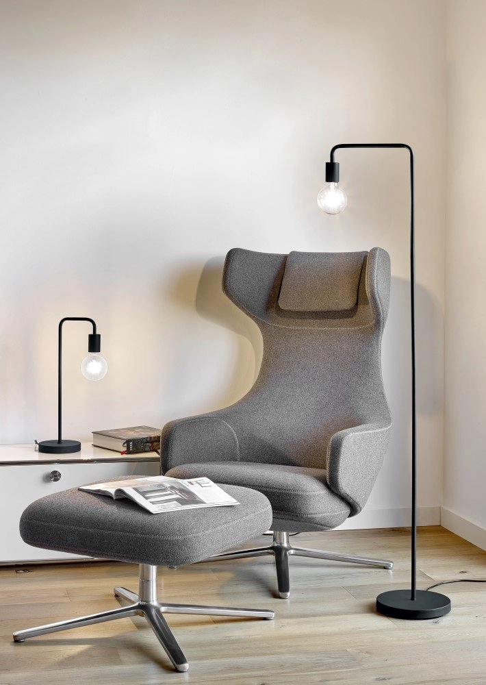 Floor lamp Diallo 149cm black Trio 4017807407303
