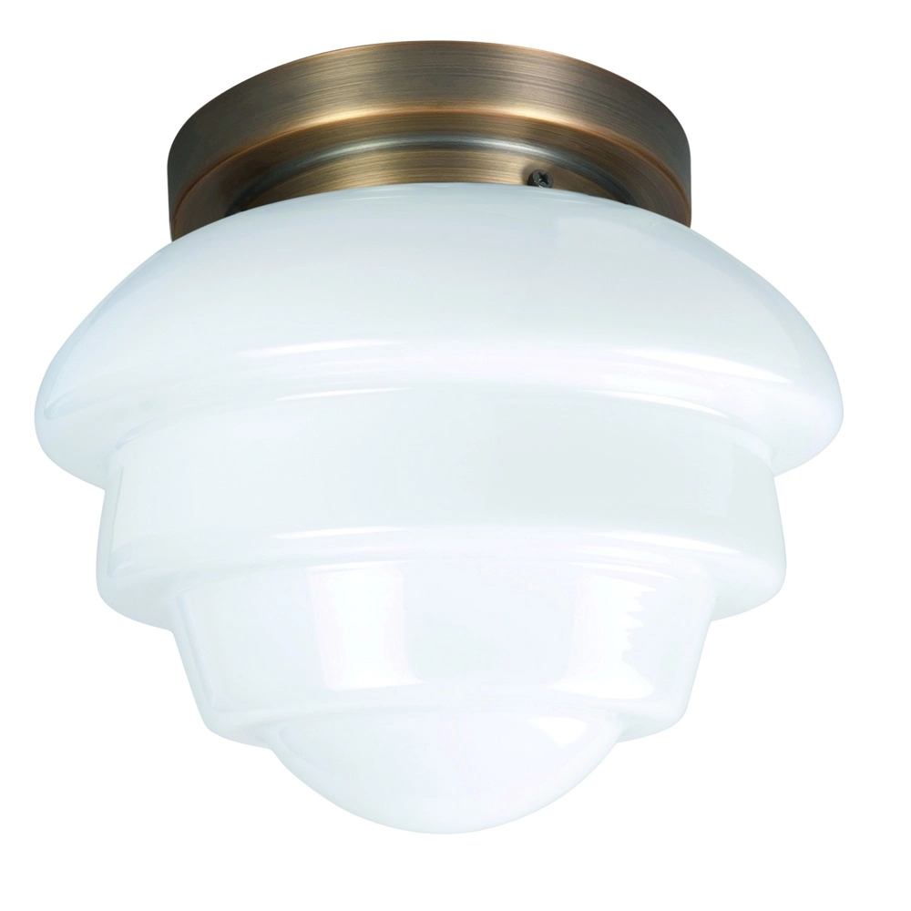 Ceiling lamp Oxford white glass Ø 30cm