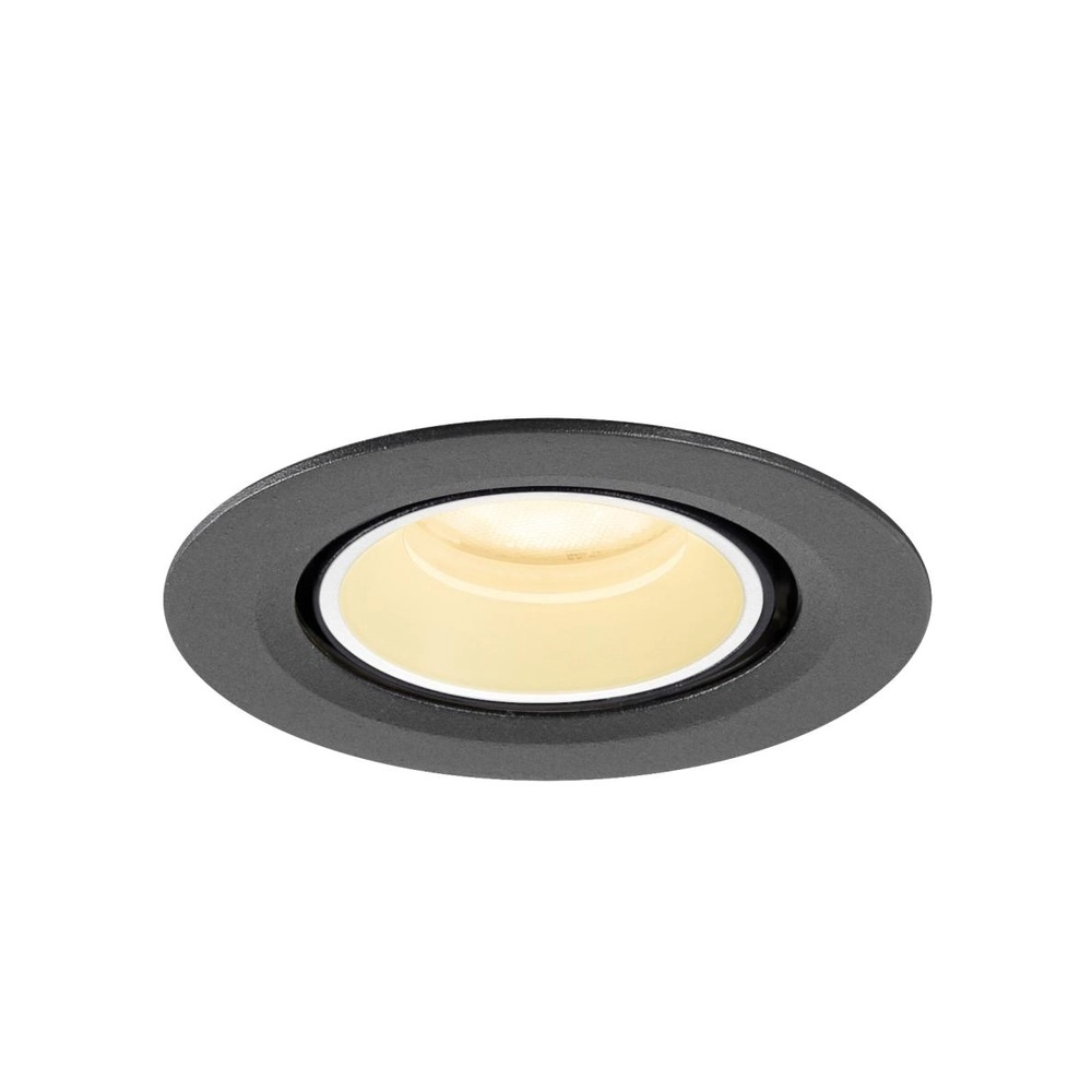 Recessed spotlight Numinos Gimble XS black/white 3000K - 55deg SLV 4024163307031