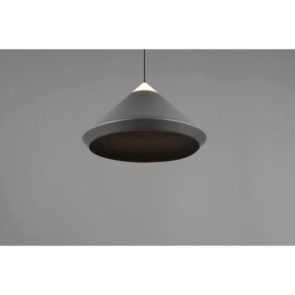 Modern pendant lamp Laguna Ø 30cm black Trio 4017807677508
