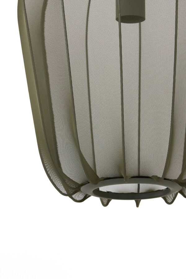 Green pendant lamp Plumeria Ø 34cm Light & Living 8717807651442