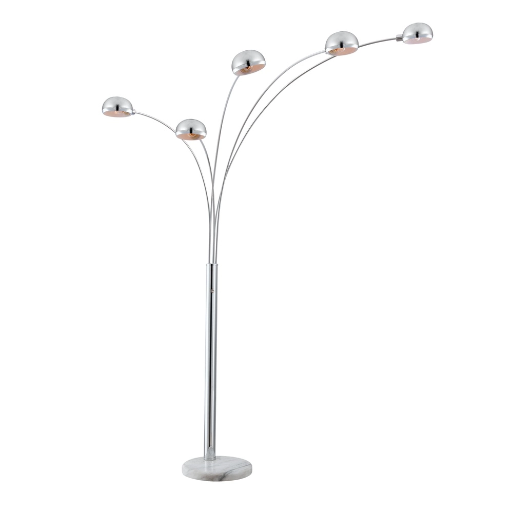 Floor lamp Seymour chrome