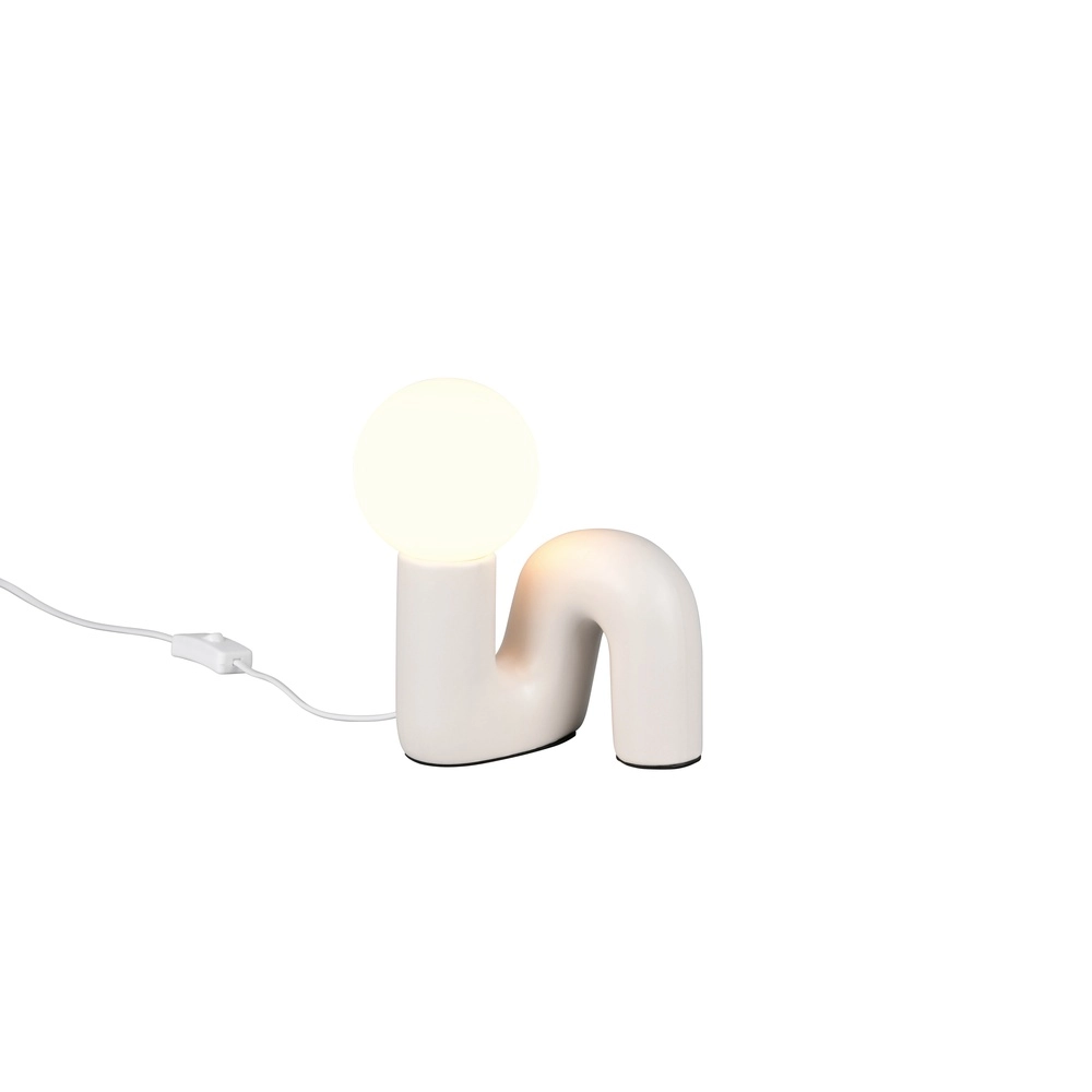 Table lamp Quinn grey Trio 4017807682250