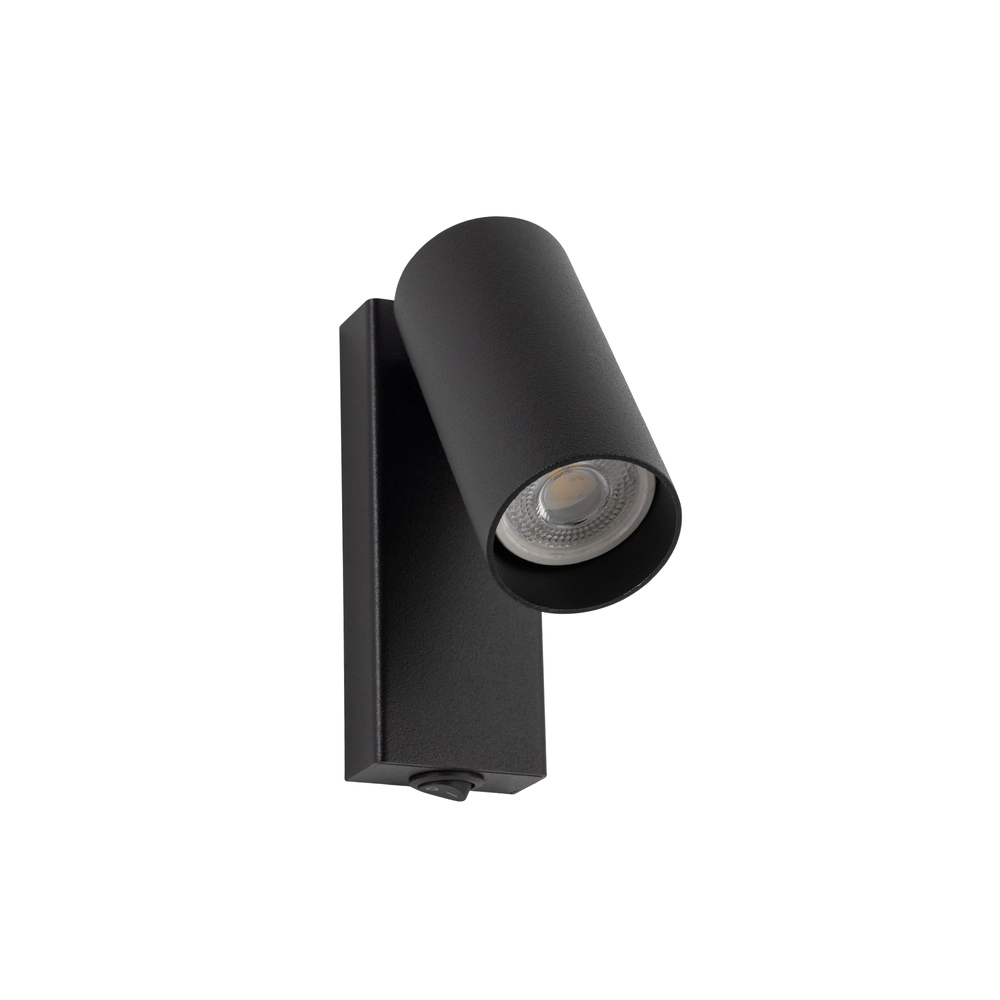Directional spotlight Fourty with switch - black Lyora 5903139117630