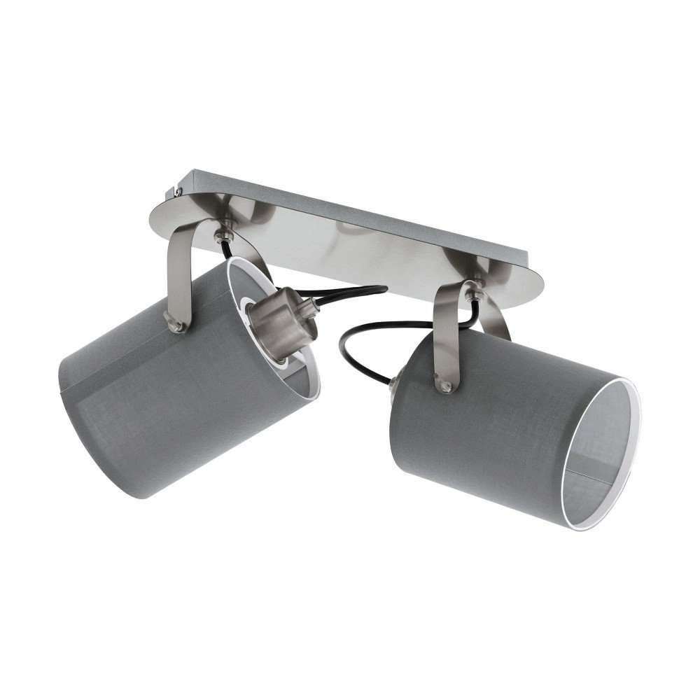 Design ceiling spot Villabate 2-light gray