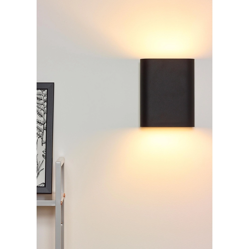 Design wall spot Ovalis Black Lucide 5411212126894