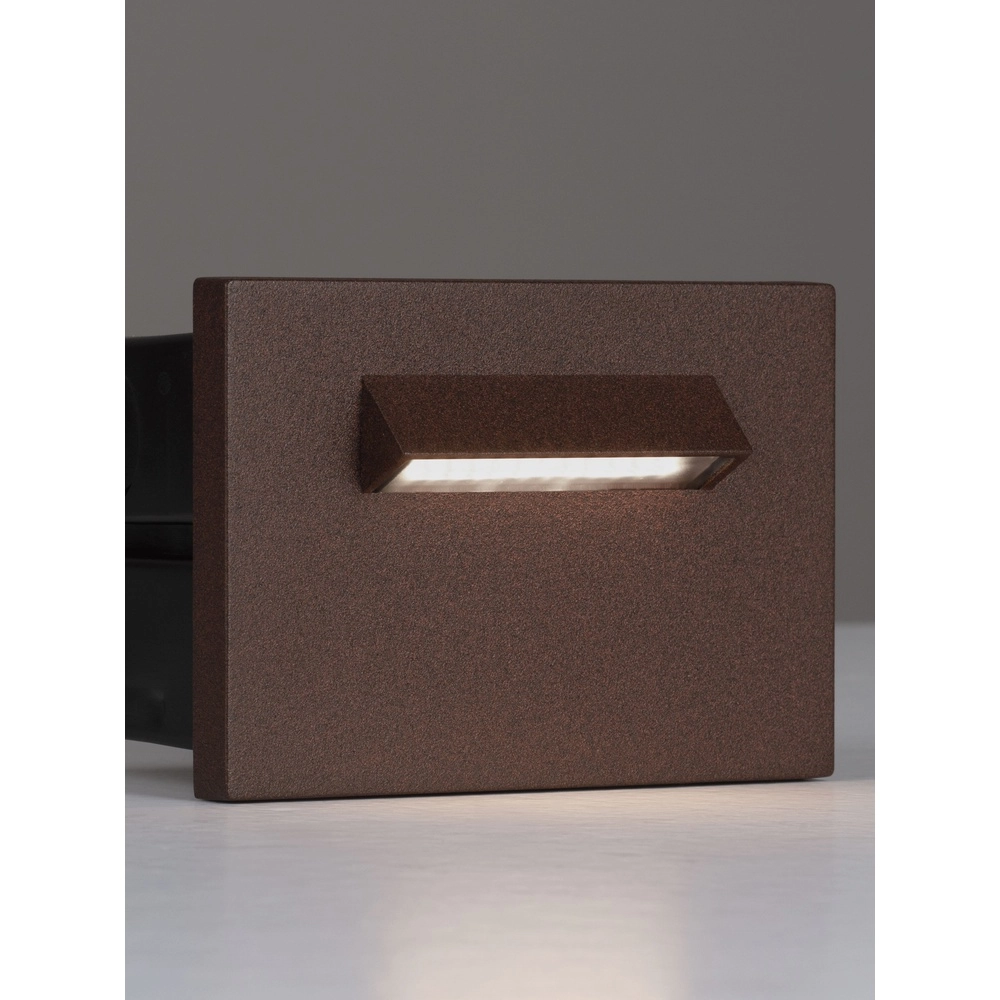 Recessed light Recto for wall rust brown Lyora 5212063504967