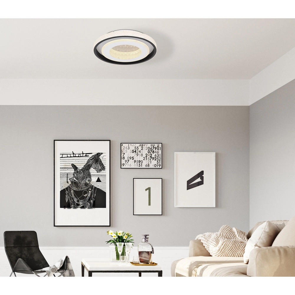 Ceiling light Lucky white with black Globo 9007371419920