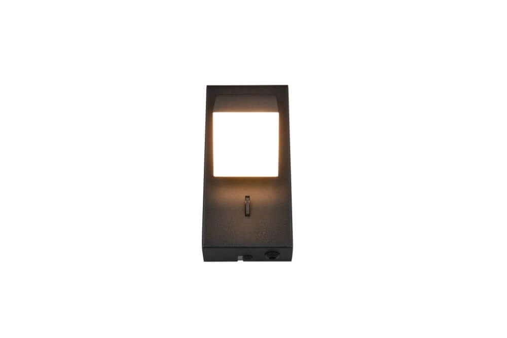 Wall spot black Raglan with switch Trio 4017807614749