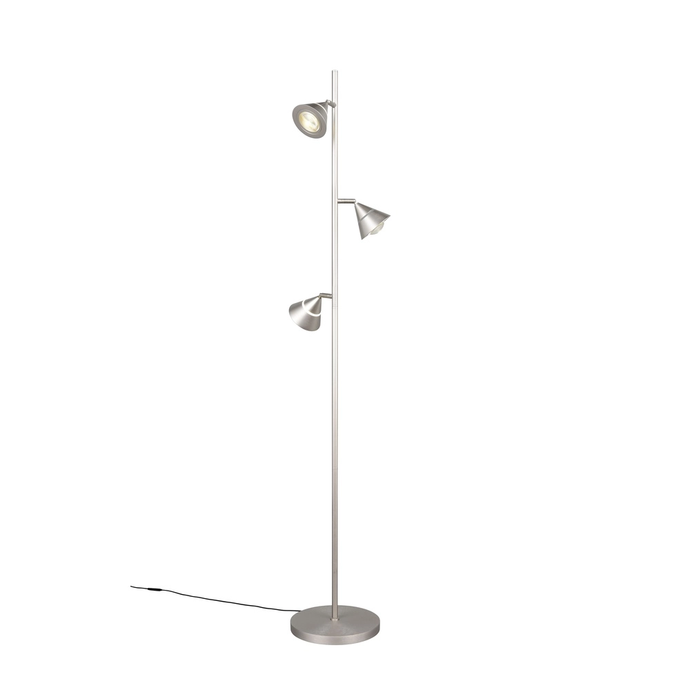Floor lamp Romeo nickel Trio 4017807675375