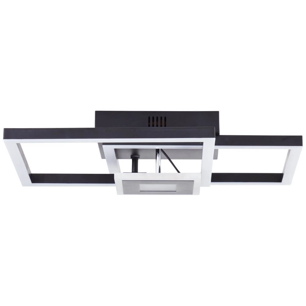 Ceiling lamp Bray Square Black