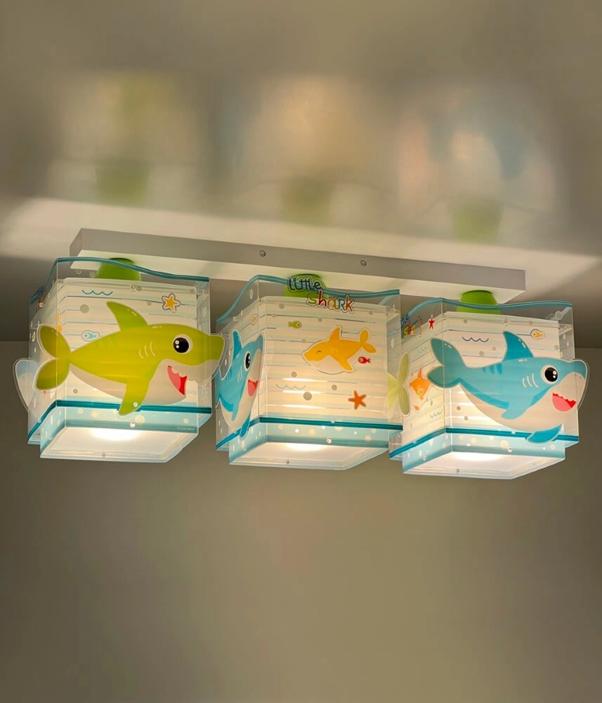 3-light ceiling lamp Little Shark Dalber 8420406634739