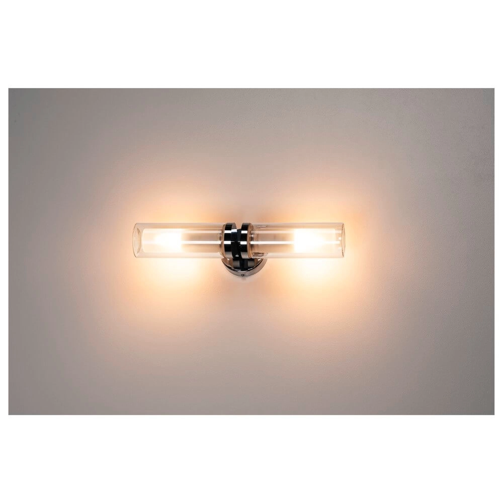 Bathroom Wall Lamp WL 106 2x E14 SLV 4024163216395