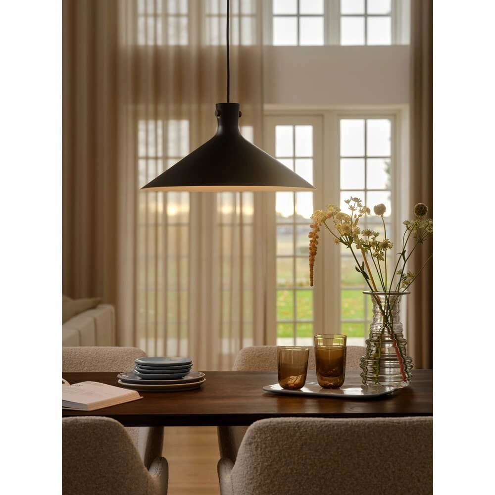 Design pendant lamp Dorina black Ø 45cm Nordlux 5704924024337