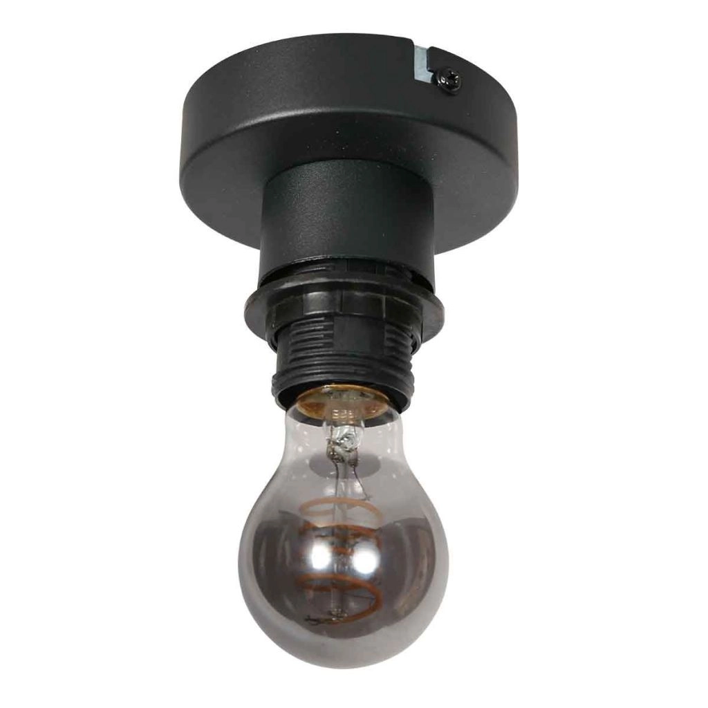 Ceiling lamp Nox Light with bamboo shade Ø22,5cm Steinhauer 8712746182958