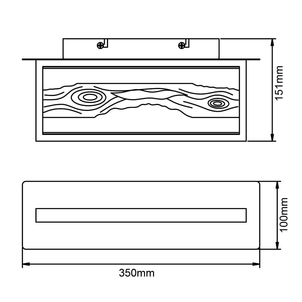 LED bedside lamp Chaumont with wood Brilliant 4004353411779