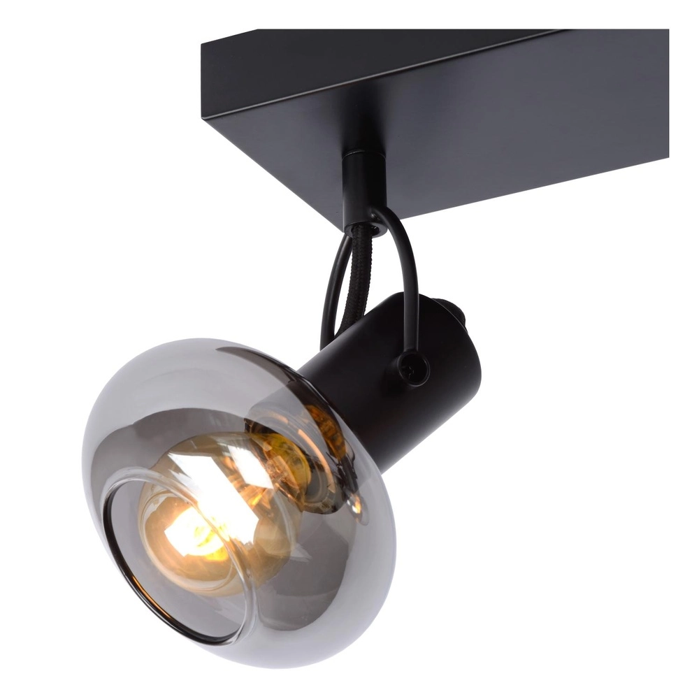 Ceiling lamp Madee 3-light black Lucide 5411212176790