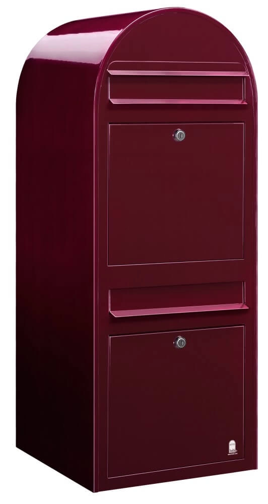 Mailbox Duo 3005 Burgundy